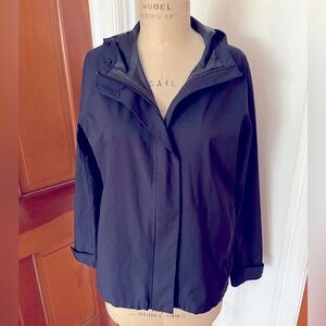 Uniqlo Women's Navy Blue Rain Jacket